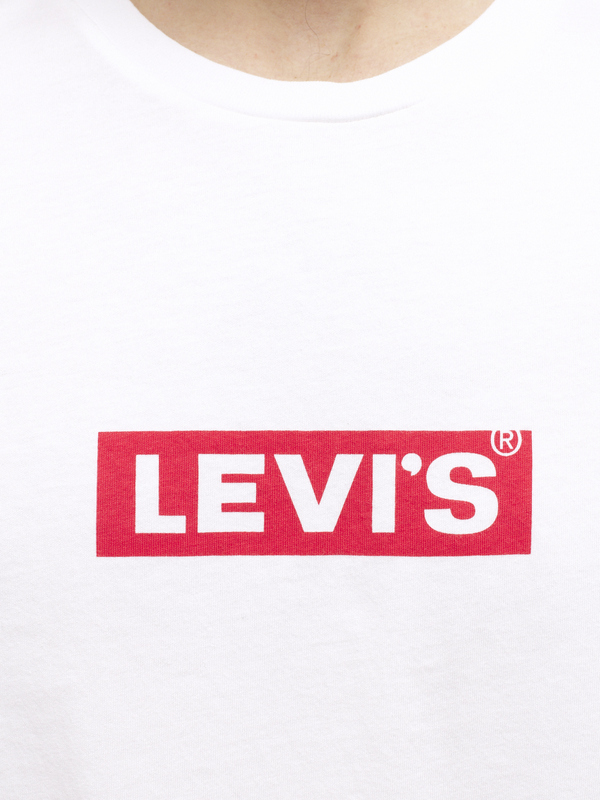 LEVI'S Tee-shirt Logo Boxtab Graphic Blanc Photo principale