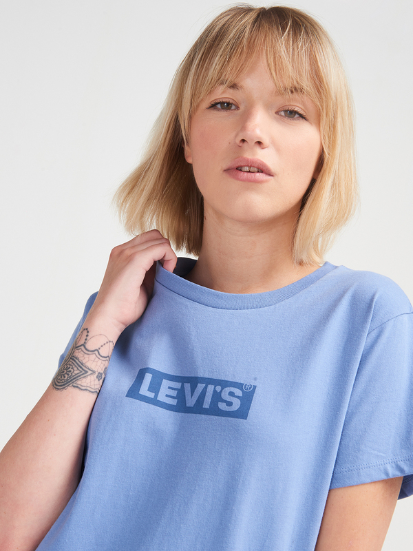 LEVI'S Tee-shirt Logo Bleu ciel Photo principale