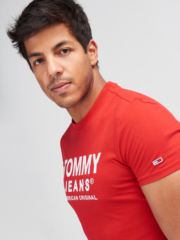 TOMMY JEANS Tee-shirt Logo Rouge Photo principale