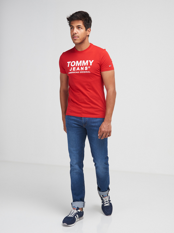 TOMMY JEANS Tee-shirt Logo Rouge Photo principale