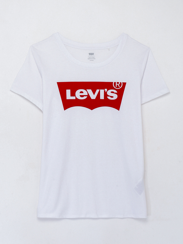 LEVI'S Tee-shirt Logo Batwings Blanc 1017282