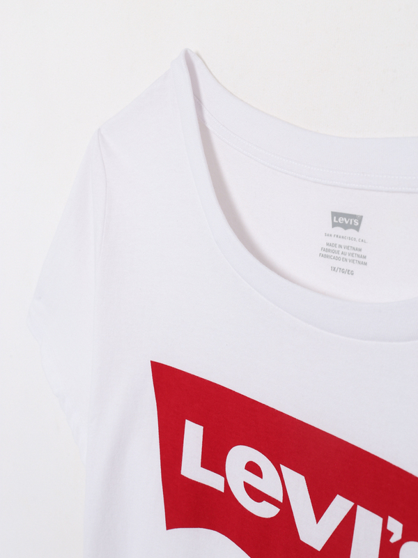 LEVI'S Tee-shirt Logo Batwings Blanc Photo principale