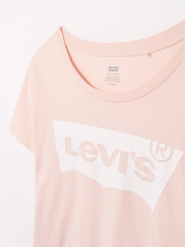 LEVI'S Tee-shirt Logo Batwings Rose clair Photo principale