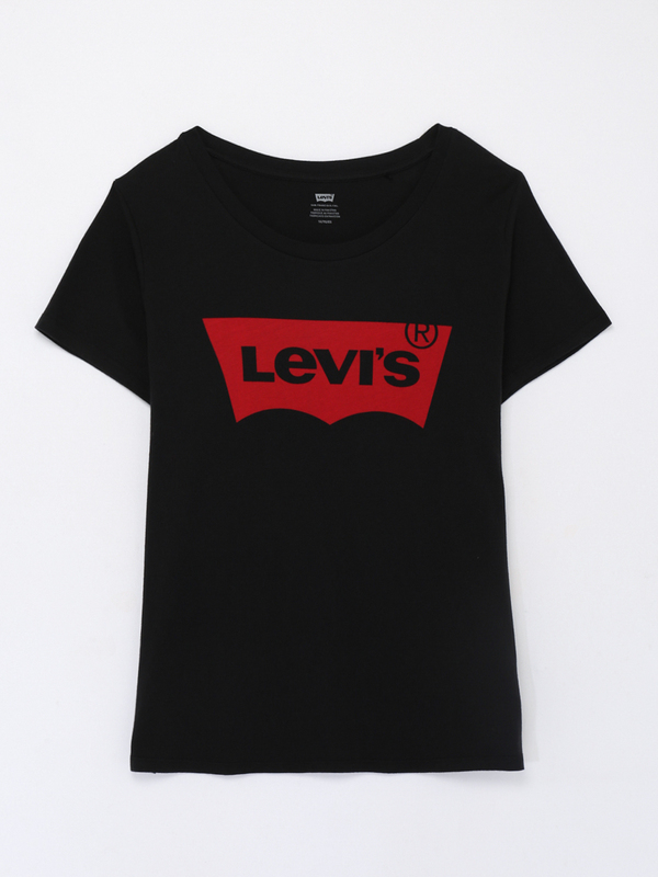 LEVI'S Tee-shirt Logo Batwings Noir Photo principale
