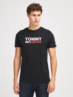TOMMY JEANS Tee-shirt Logo Noir