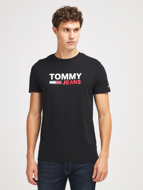 TOMMY JEANS Tee-shirt Logo Noir Photo principale