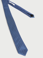 ODB Cravate En 100% Soie Bleu