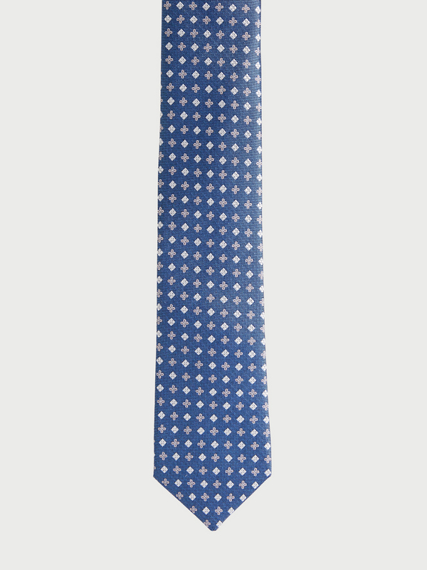 ODB Cravate En 100% Soie Bleu Photo principale