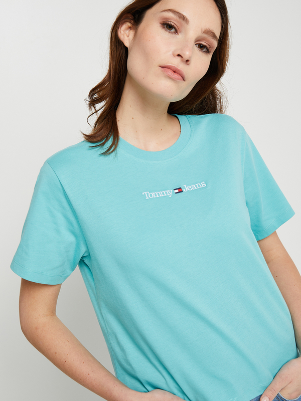 TOMMY JEANS Tee-shirt Signature Vert Photo principale