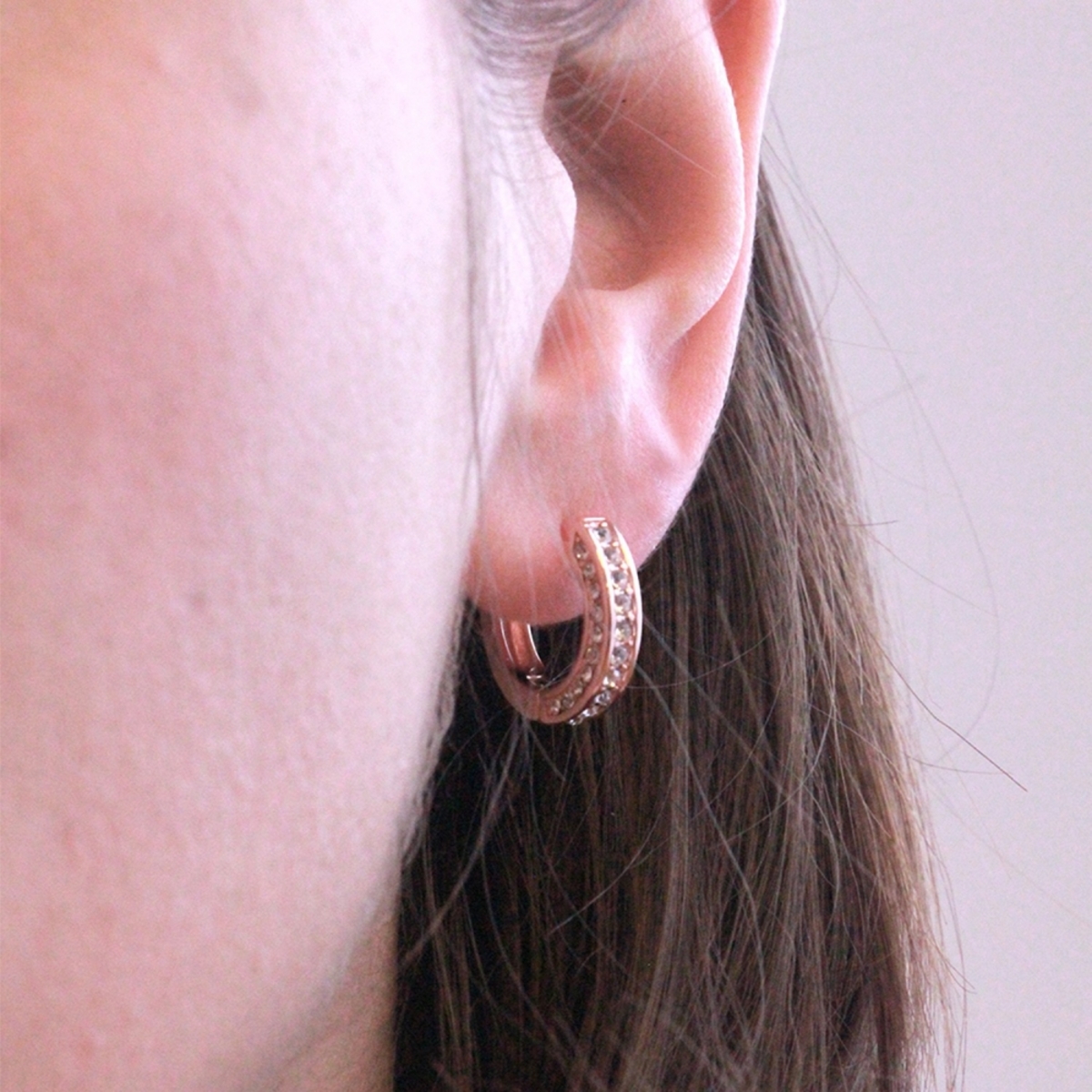 Boucles d'oreilles Tanga - Couleur Blanc et Rose