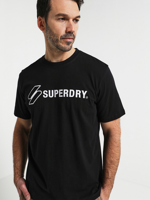 SUPERDRY Tee-shirt Superdry Noir Photo principale