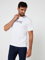 LEVI'S Tee-shirt Avec Logo Fleuri Blanc