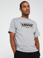 LEVI'S Tee-shirt Logo En Relief Gris