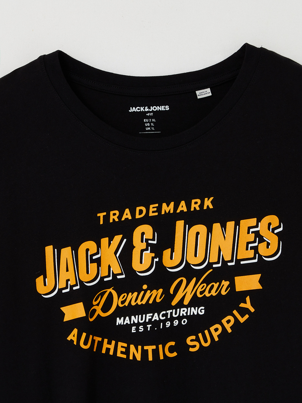 JACK AND JONES Tee-shirt Signature + Fit Noir Photo principale