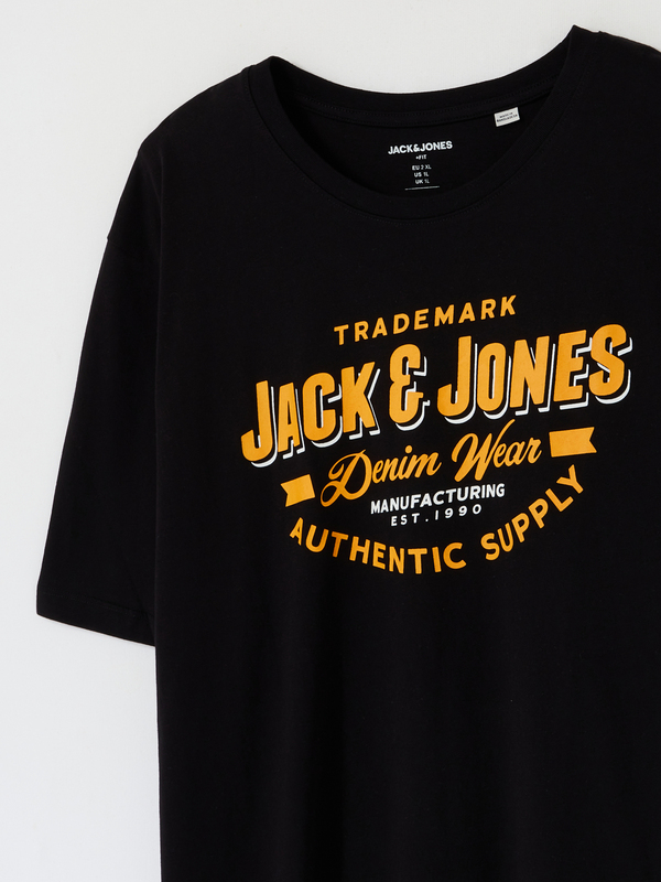 JACK AND JONES Tee-shirt Signature + Fit Noir Photo principale