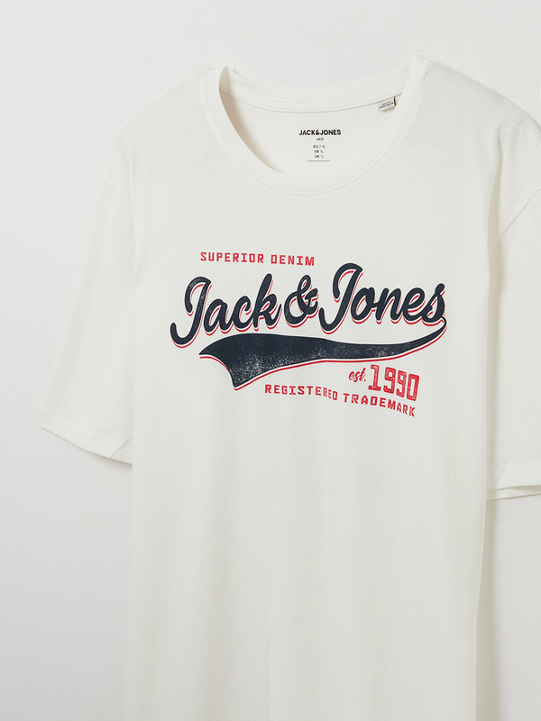JACK AND JONES Tee-shirt Signature + Fit Blanc Photo principale