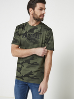 KAPORAL Tee-shirt Motif Camouflage Vert