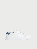 JACK AND JONES Basket Blanches  Lacets, Style Tennis Blanc