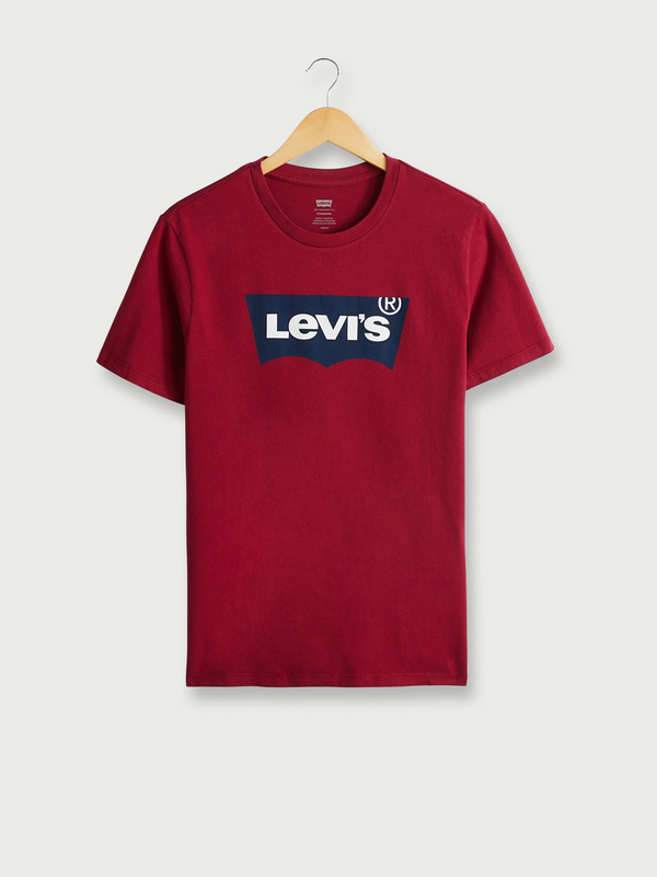 LEVI'S® Tee-shirt Logo Batwings Rouge bordeaux
