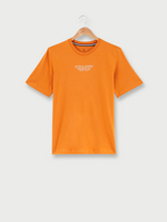 JACK AND JONES Tee-shirt Logo Signature Orange