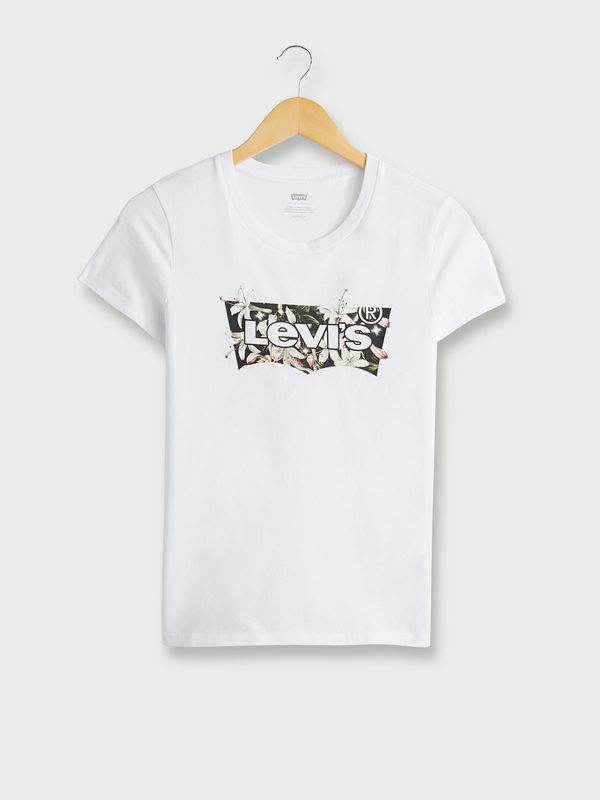 LEVI'S® Tee-shirt Logo Batwing Décoré Blanc