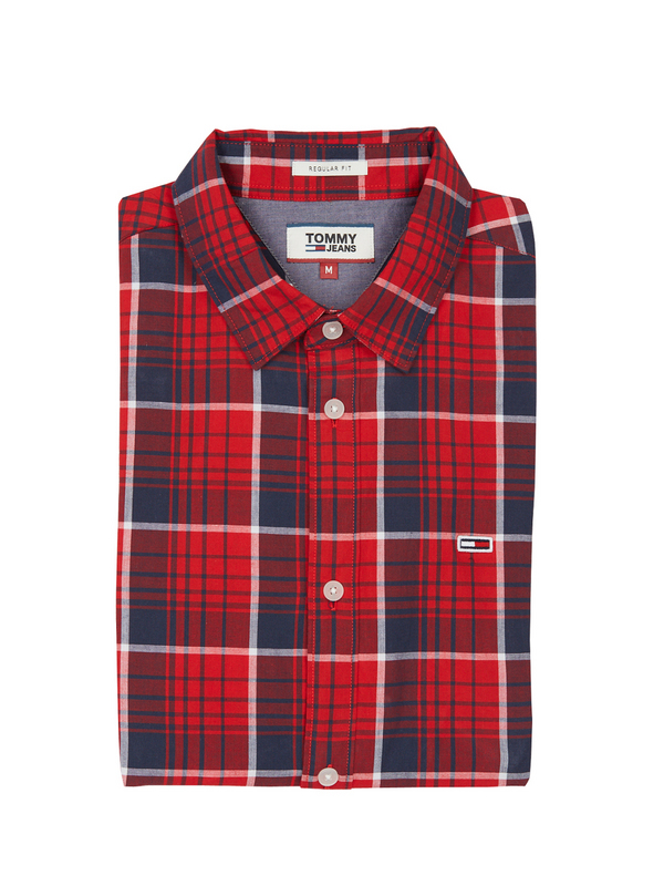 TOMMY JEANS Chemise cossaise Rouge Photo principale