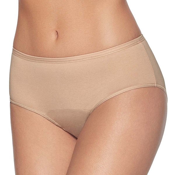 IMPETUS Culotte Menstruelle Taille Haute Ultra Absorption Daily Ecopanties Beige