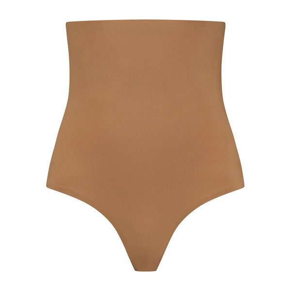 BYE BRA String Taille Haute Gainage Lger Light Brown Photo principale