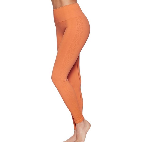 IMPETUS Legging Taille Haute Gainant Seconde Peau Active Orange