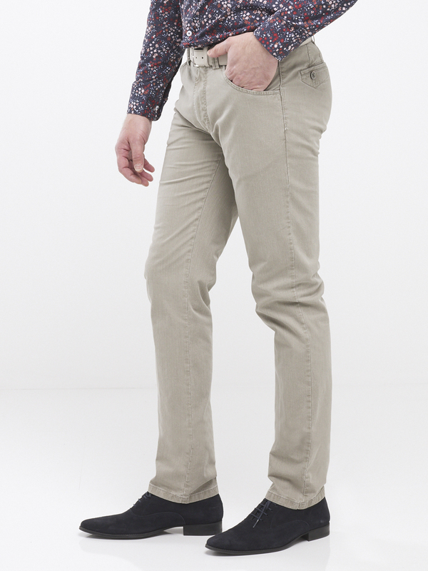 MEYER Pantalon Sportswear Avec Ceinture Gris Photo principale