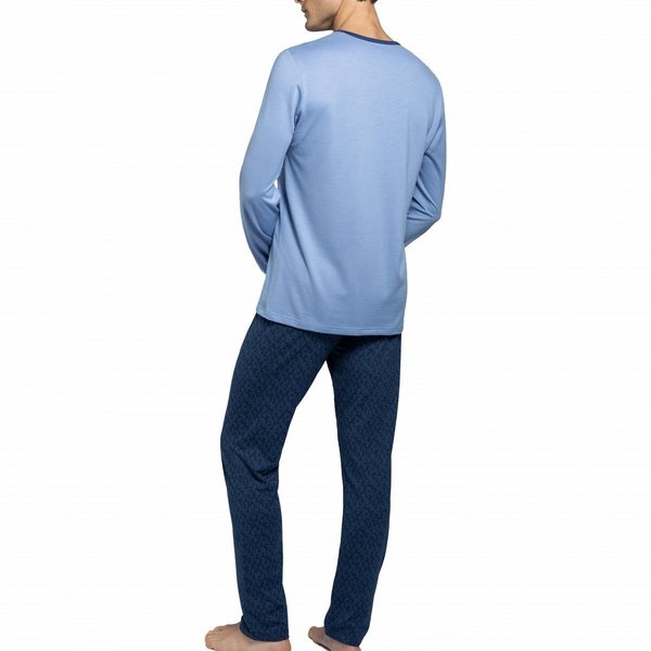 IMPETUS Pyjama Long Molletonn Bodiguel Bleu Photo principale