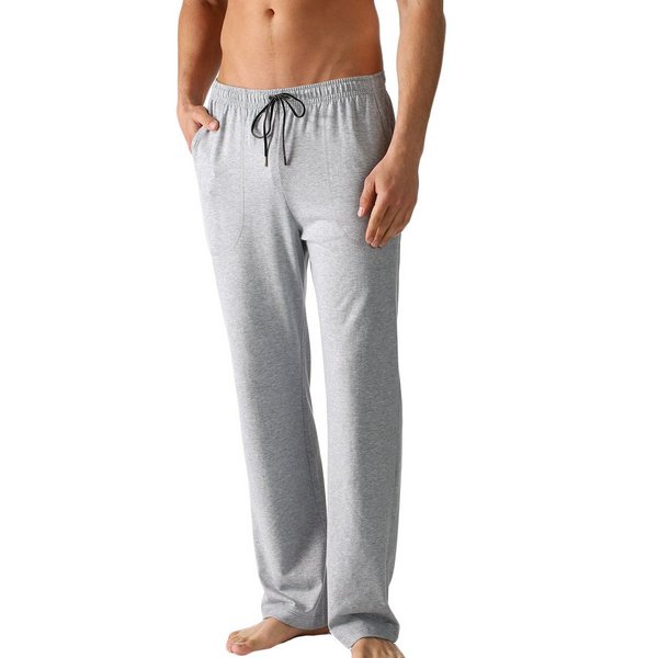 MEY Pantalon De Pyjama 100% Coton Dalmore Light Grey Melange