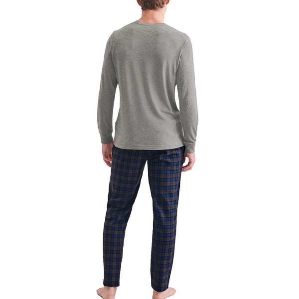 SEIDENSTICKER Pyjama Long En Coton X-mas Gris Photo principale