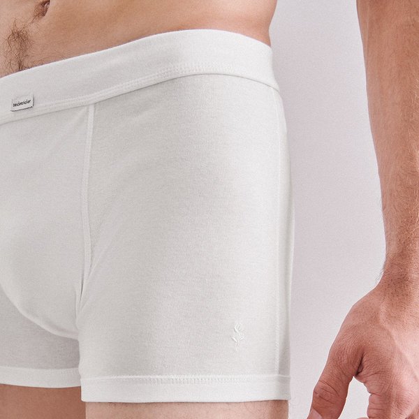 SEIDENSTICKER Boxer Confort En Coton Premium Blanc Photo principale