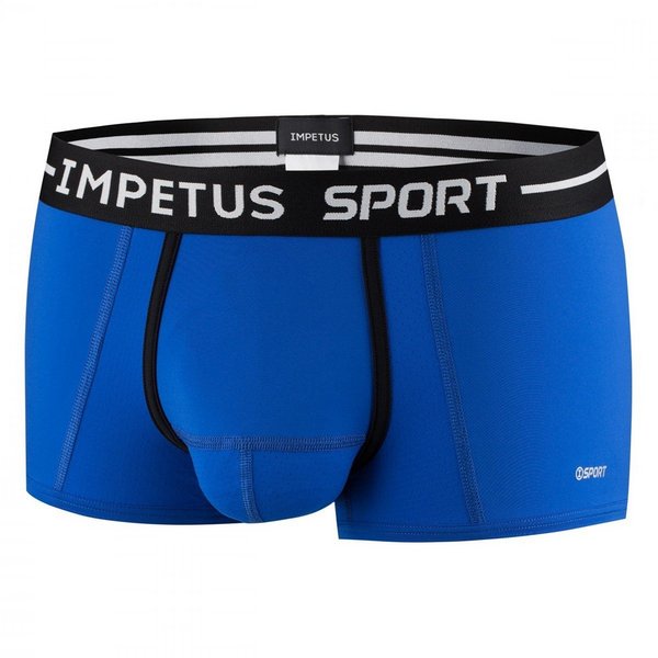 IMPETUS Boxer Court Sport Anti-transpiration Ergonomic Bleu Photo principale