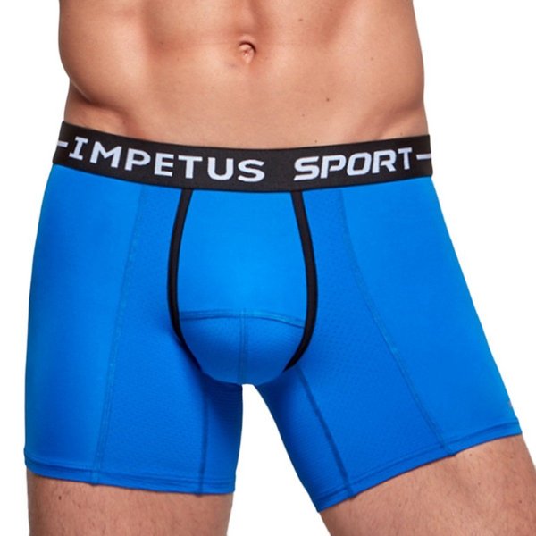 IMPETUS Boxer Sport Anti-transpiration Ergonomic Bleu