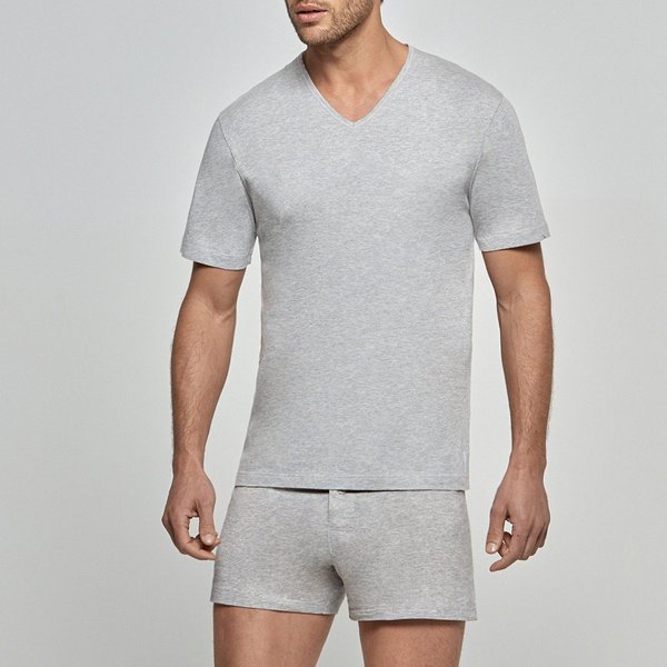 IMPETUS T-shirt Underwear Col V En Coton Essentials Gris Photo principale