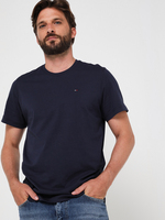 TOMMY JEANS Tee-shirt Uni Mini Logo Brod Coton Bio Bleu marine