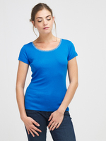 C EST BEAU LA VIE Tee-shirt Coton/modal Bleu