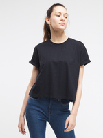 LEVI'S Cropped Top Avec Broderie Anglaise Noir