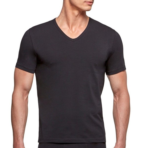 IMPETUS T-shirt Homewear Coton Stretch Essentials Noir