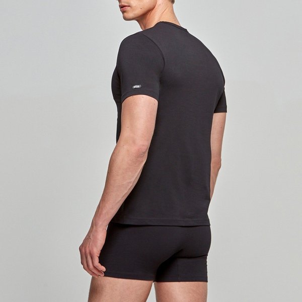 IMPETUS T-shirt Homewear Coton Stretch Essentials Noir Photo principale