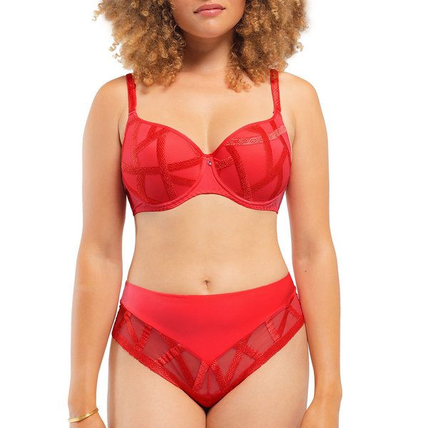 LOUISA BRACQ String Coupe Shorty Srie Rouge  lvre Photo principale