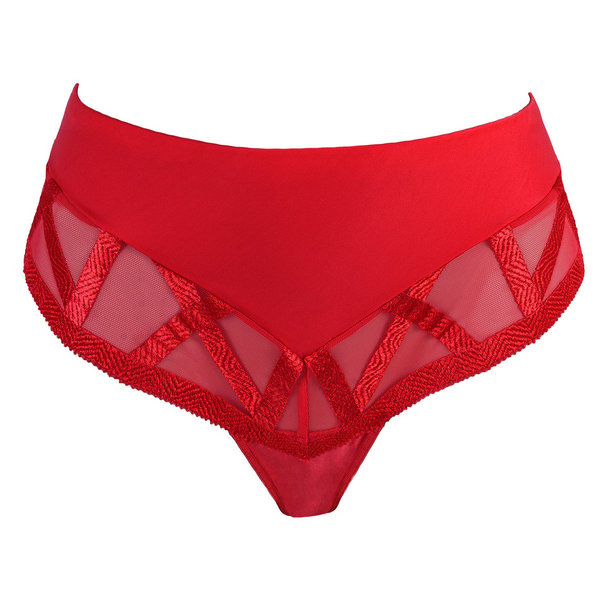 LOUISA BRACQ String Coupe Shorty Srie Rouge  lvre Photo principale