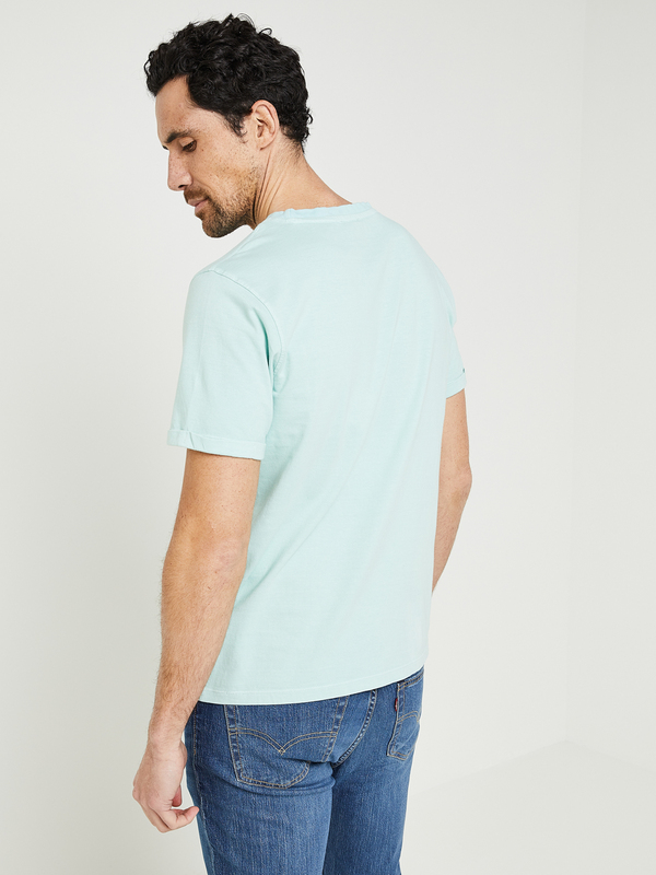 BASEFIELD Tee-shirt Col Rond Uni, Manches Courtes  Revers Basefield Vert Photo principale