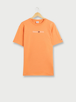 TOMMY JEANS Tee-shirt Logo Coton Bio Orange