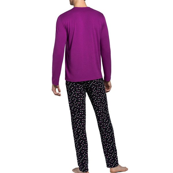 I AM WHAT I WEAR Pyjama Long En Lyocell I Am Lush Violet Photo principale