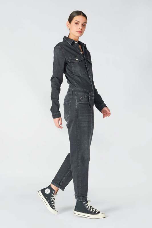 LE TEMPS DES CERISES Combinaison Loose, Large En Jeans Cosa NOIR Photo principale
