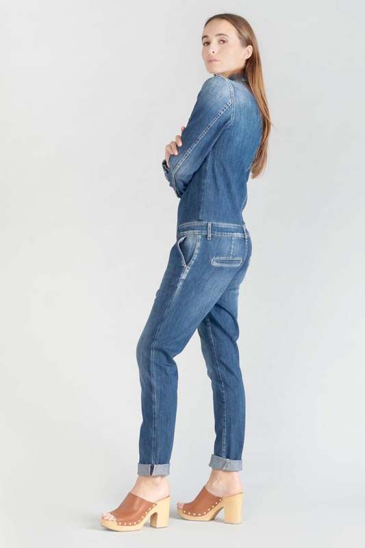 LE TEMPS DES CERISES Combinaison Skinny En Jeans Sena BLEU Photo principale