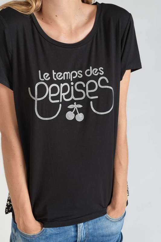 LE TEMPS DES CERISES Tee-shirt Domi NOIR Photo principale